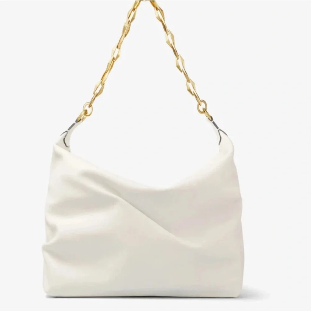 Like NEW Jimmy Choo MEDIUM soft hobo bag (cream)